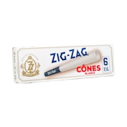 Slow Burning Cones (6x) - white - 1¼ - Zig-Zag Papers