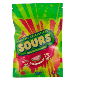 Euphoria Extracts - Sour Watermelon - Sativa - 150mg - Euphoria Extracts