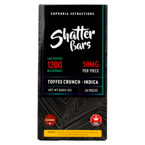 Euphoria Extracts - Toffee Crunch - Indica - 1200mg - Euphoria Extracts