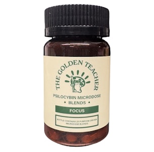The Golden Teacher - Focus Capsules - 2500mg - The Golden Teacher