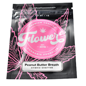 Flower Co. - Peanut Butter Breath Shatter - 1g - Flower Co.