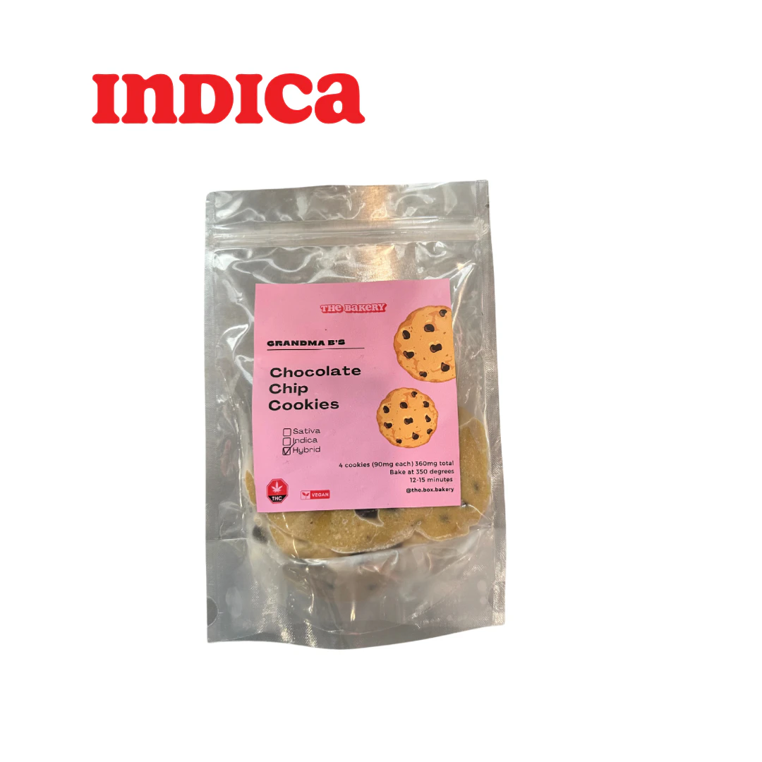 The Bakery - Grandma B's Indica Frozen Choco Chip Cookie Dough - The Bakery Main Image