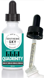 Southern Sky Brands - Raspberry Rush Quadrinity Tincture - 1000mg