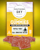 Tropical Punch Cali Zmoothie Rosin 100mg Gummies