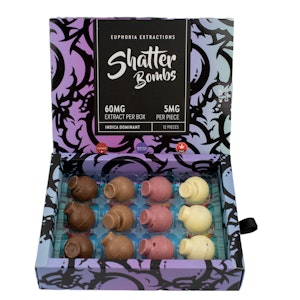 Euphoria Extracts - Indica Shatter Bombs - 60mg - Euphoria Extracts