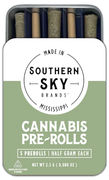 Southern Sky Brands - Ice Cream Cake 0.5g Pre Roll 5 Pack Main Image