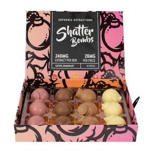 Euphoria Extracts - Sativa Shatter Bombs - 240mg - Euphoria Extracts