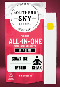 Southern Sky Brands - Guava Ice Disposable Vape - 0.5g