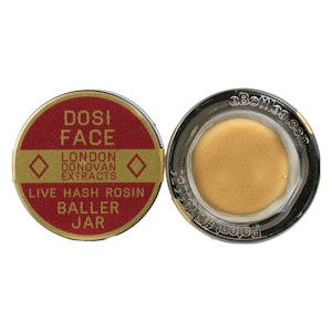 London Donovan - Dosi Face Hash Rosin - 3.5g - London Donovan Rosin Baller