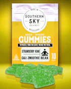Strawberry Kiwi Cali Zmoothie Rosin 100mg Gummies