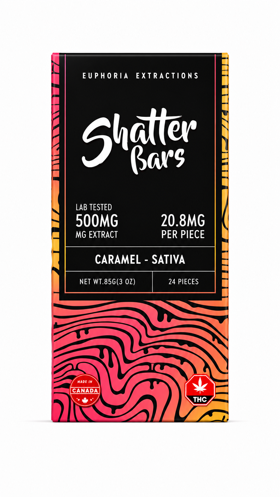 *Liquidation* Caramel - Sativa - 500mg - Euphoria Extracts