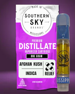 Southern Sky Brands - Afghan Kush Vape Cart - 1g