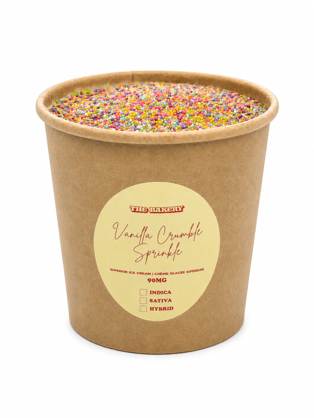 The Bakery - Vanilla Sprinkle Ice Cream - Hybrid - 90mg - The Bakery Main Image