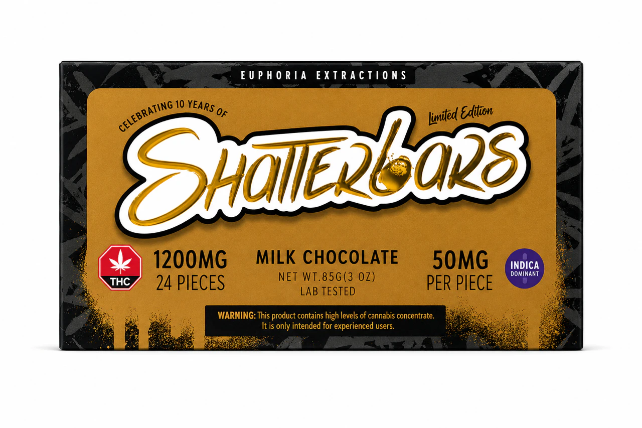 Euphoria Extracts - Milk Chocolate - Indica - 1200mg - Euphoria Extracts Main Image