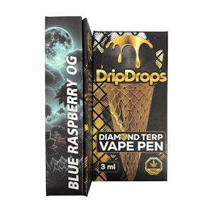 Drip Drop - Blue Raspberry OG Vape Pen - 3g - Drip Drop