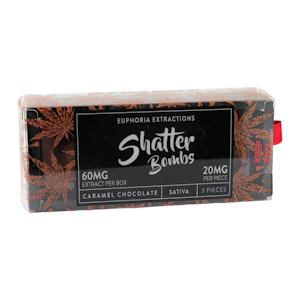 Euphoria Extracts - Sativa Caramel Shatter Bombs - 60mg - Euphoria Extracts