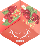 WYLD - Sour Cherry  (100mg THC) Indica Enhanced