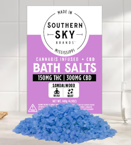 Southern Sky Brands - Sandalwood Bath Salt (156mg THC, 267mg CBD)