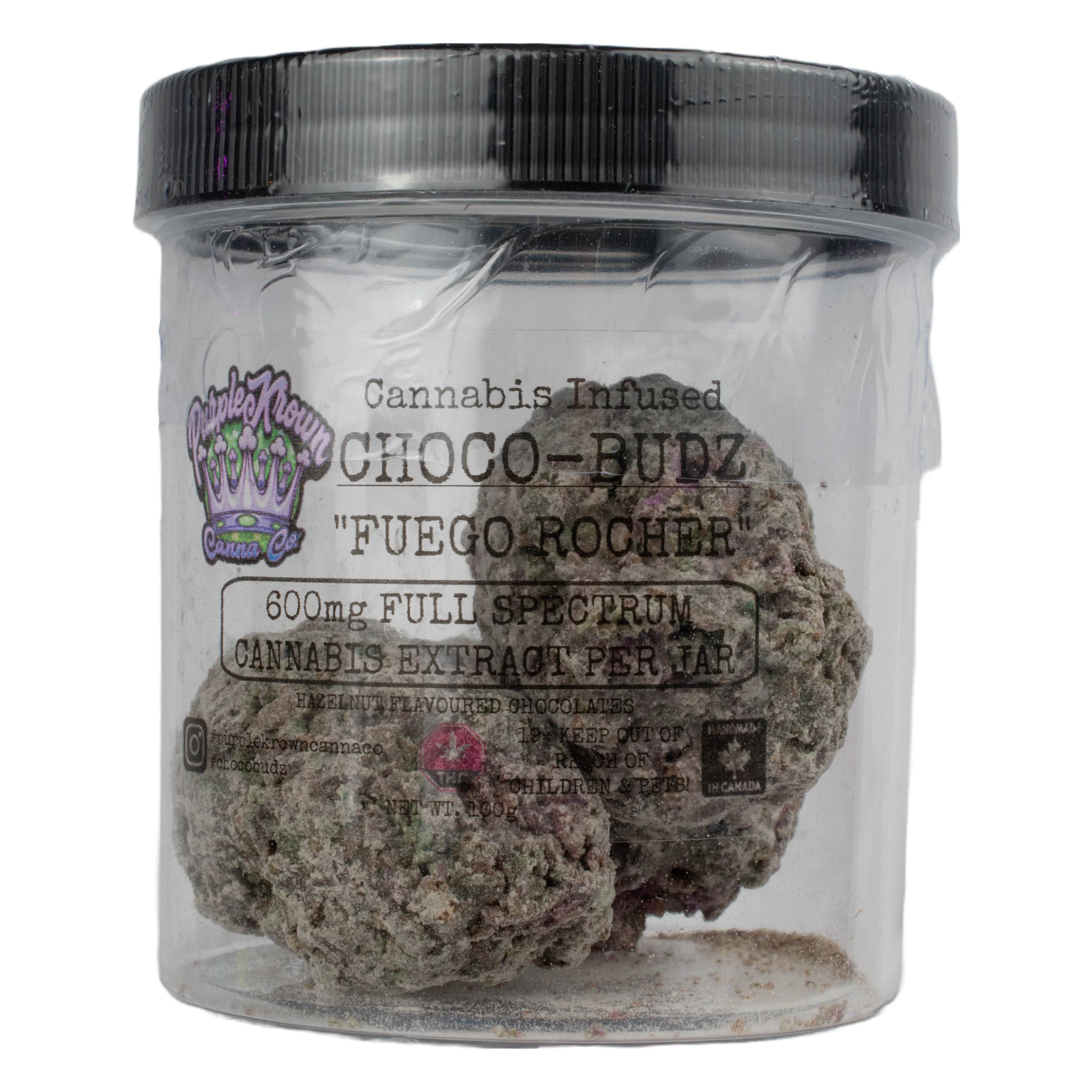 Purple Krown - Fuego Rocher Rice Treat - 600mg - Purple Krown Main Image