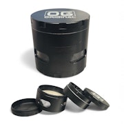 Black 55mm 4 Piece Window Grinder - OG Original