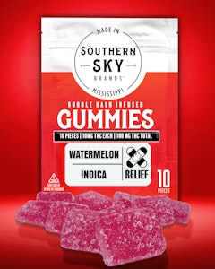 Southern Sky Brands - Watermelon Bubble Hash Gummies 100mg