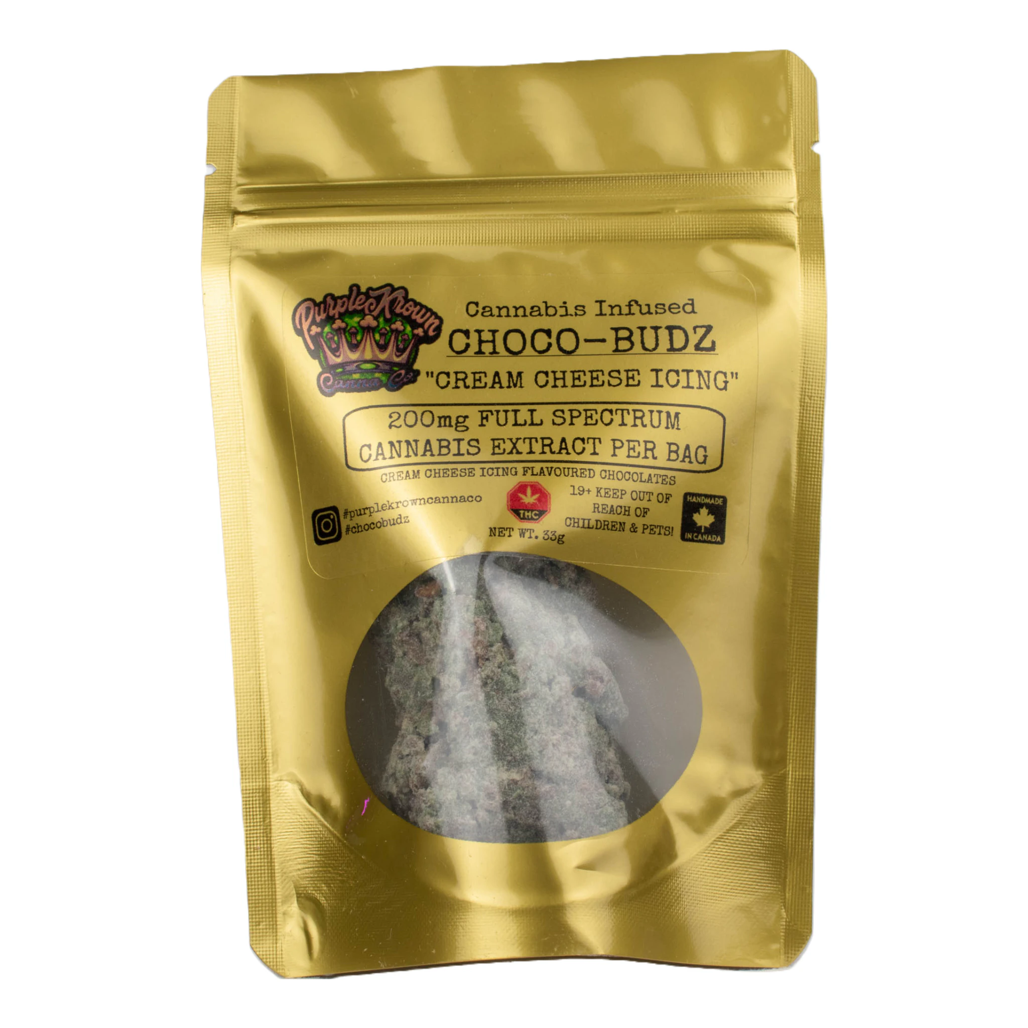 Purple Krown - Cream Cheese Icing Rice Treat - 200mg - Purple Krown Main Image