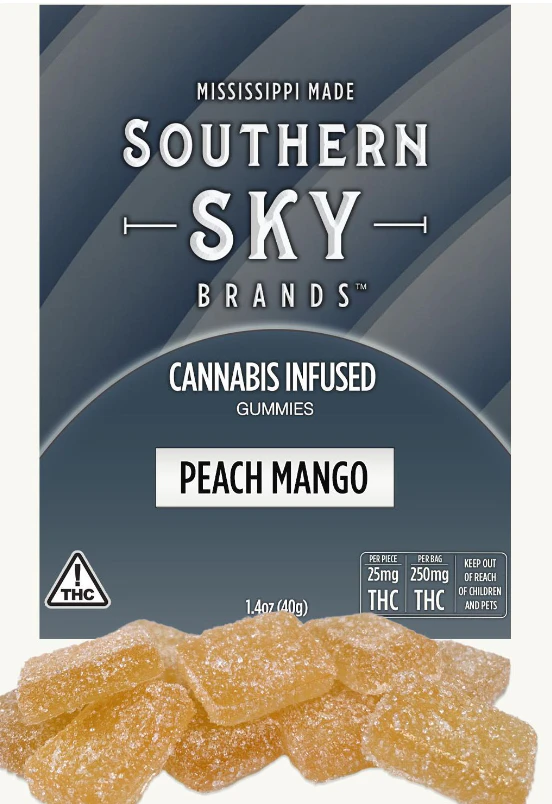 Southern Sky Brands - Peach Mango Gummies 250mg Main Image