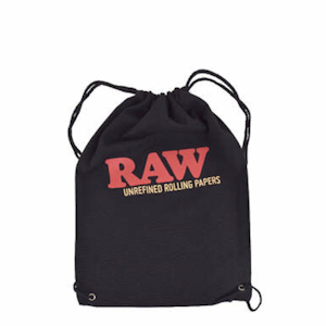 RAW - Drawstring Bag - Black - Raw