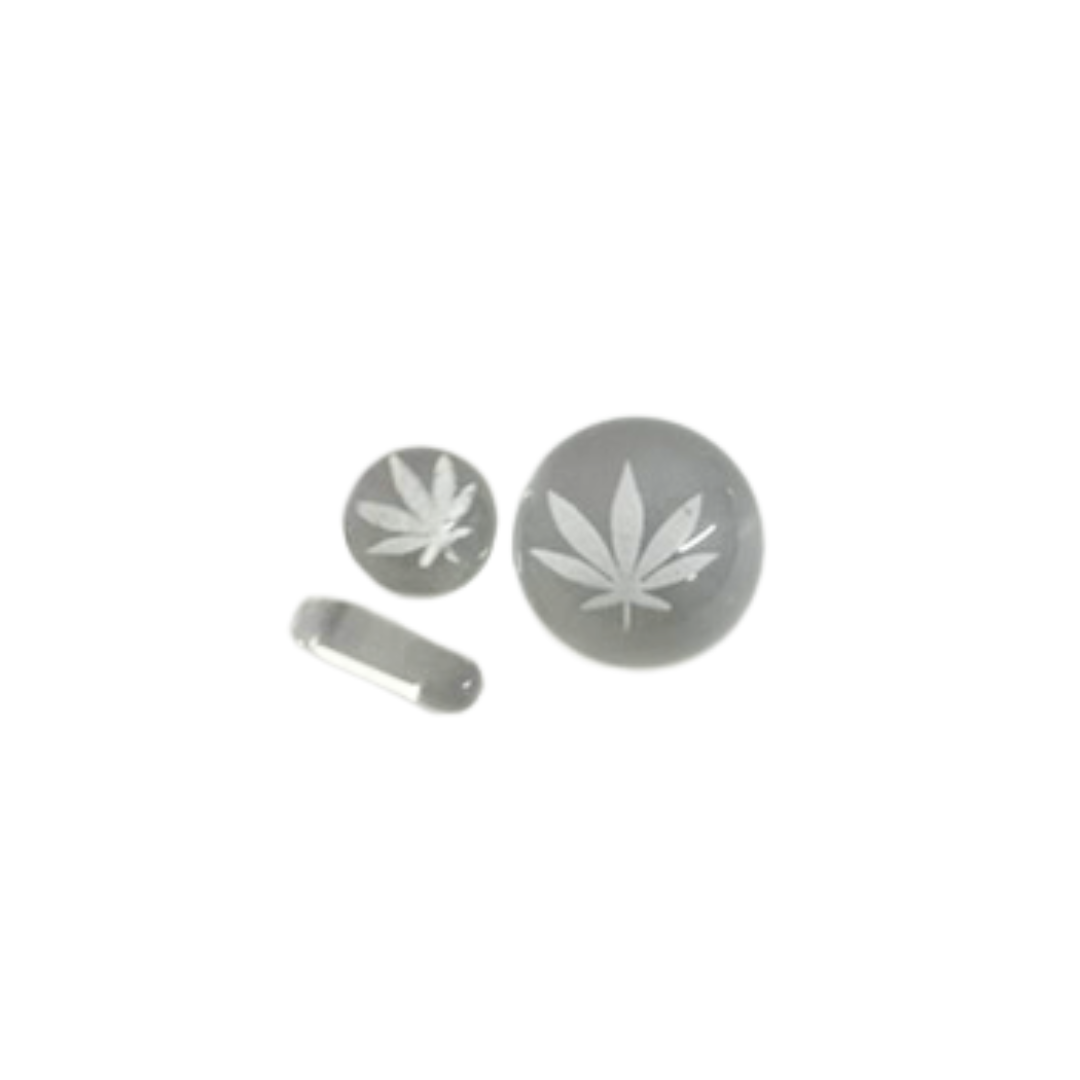 Clear Quartz Terp Sphere & Carb Cap Set - Smoke Arsenal