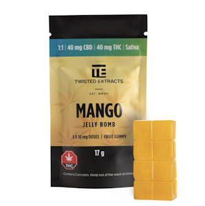 Twisted Extracts - Mango Sativa 1:1 - 80mg - Twisted Extracts