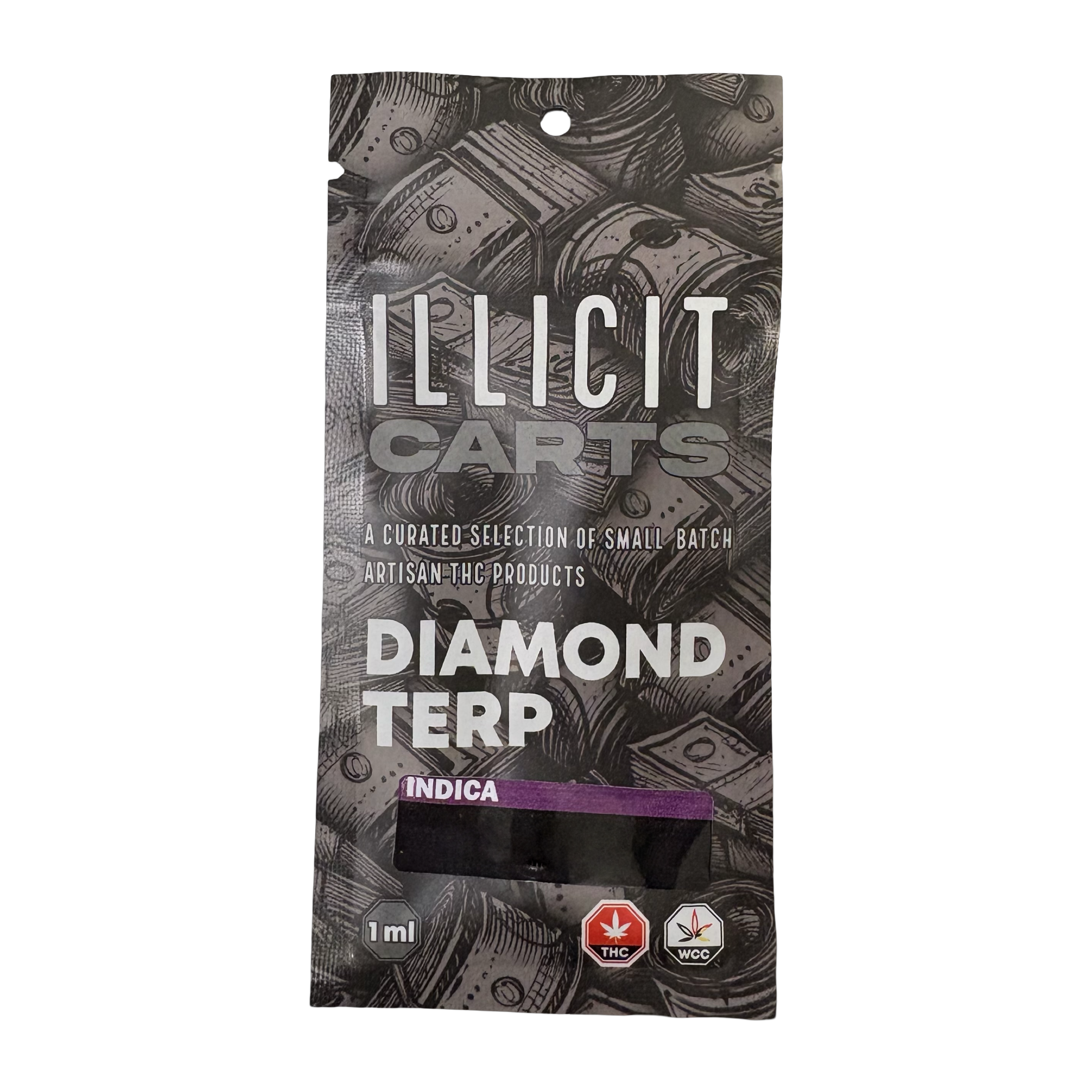 9lb Hammer Diamond Terps Cartridge - Indica - 1g - Illicit