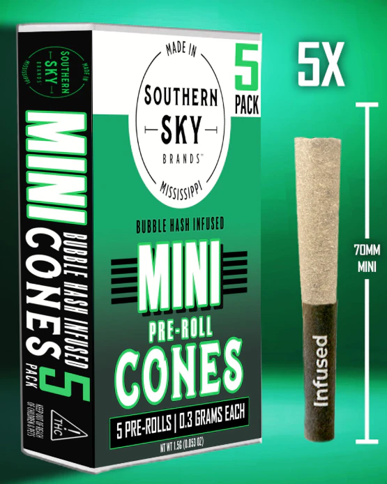 Southern Sky Brands - Code Red 0.3g Infused Pre-Rolls 5 pack Main Image