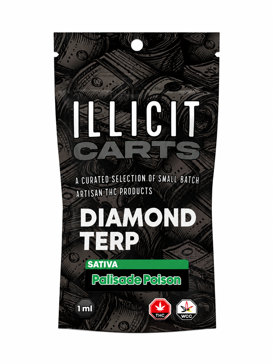 Palisade Poison Diamond Terps - Sativa - 1g - Illicit.