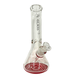 12'' Red Swirl Arsenal - Bong