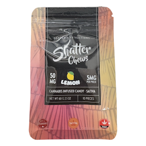 Euphoria Extracts - Lemon Shatter Chews -Sativa - 50mg - Euphoria Exctracts