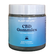CBD Blue Raspberry Gummies - 500mg - Plant Of Life