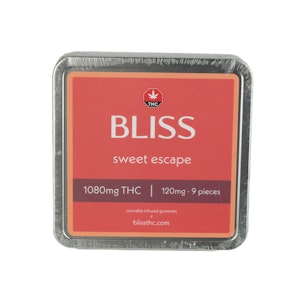 Bliss Gummies - Sweet Escape Gummies - THC - 1080mg - Bliss