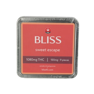 Bliss - Sweet Escape Gummies - THC - 1080mg - Bliss