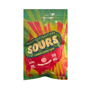 Euphoria Extracts - Sour Peach - Sativa - 150mg - Euphoria Extracts