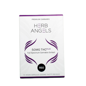 Herb Angels - RSO THC plus Capsules - 500mg - Herb Angels