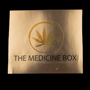 The Medicine Box - Gold - Large - Medicine Box Stickers