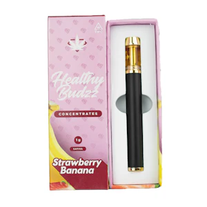 Healthy Budzz - Strawberry Banana Vape Pen - 1g - Healthy Budzz