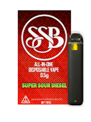 Super Sour Diesel Disposable THC Vape - 0.5g