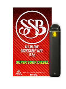 Southern Sky Brands - Super Sour Diesel Disposable THC Vape - 0.5g