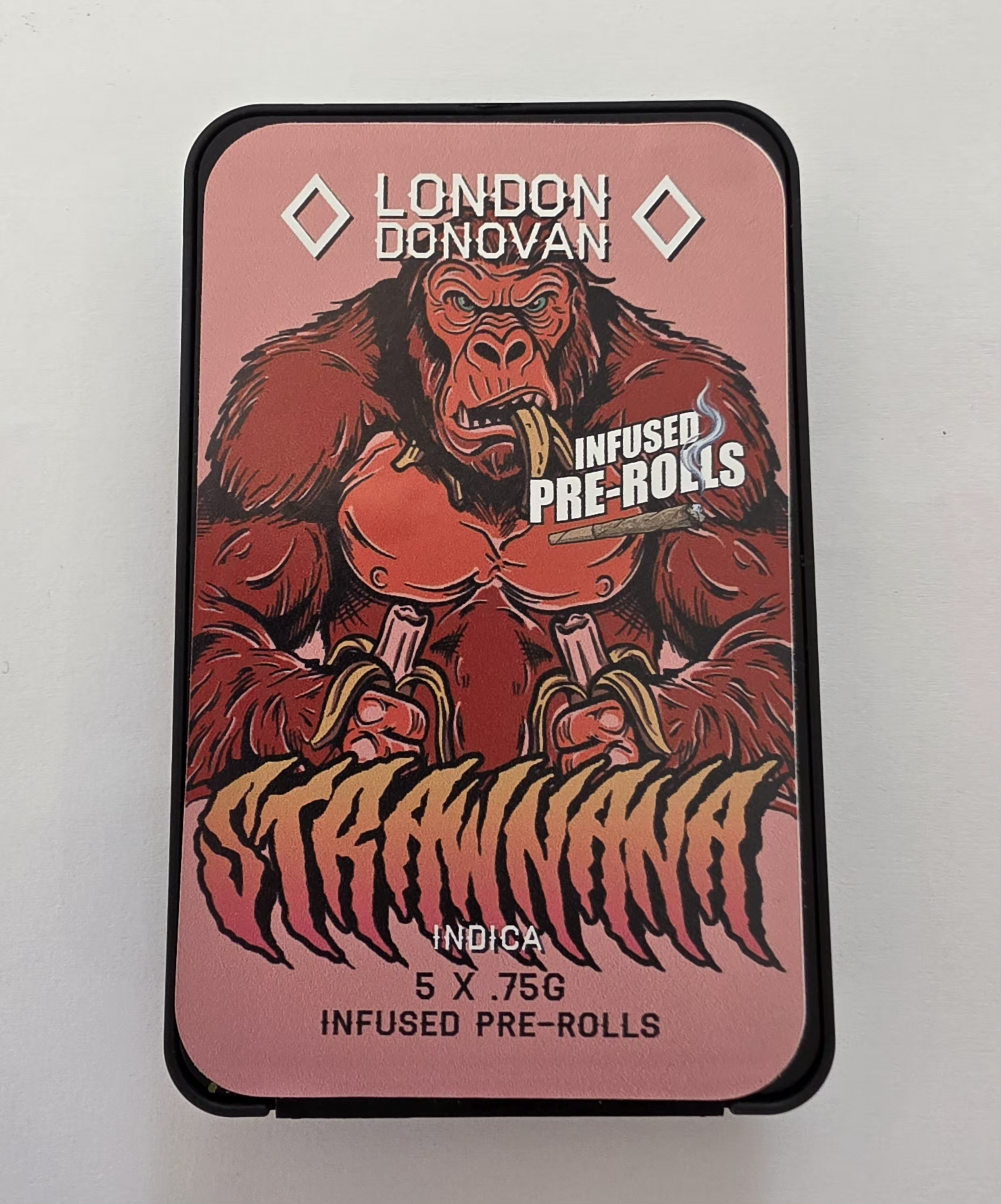 Strawnana - Infused Preroll 5 pack - London Donovan