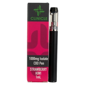 Clinicle - Strawberry Kiwi CBD Vape Pen - 1000mg - Clinicle