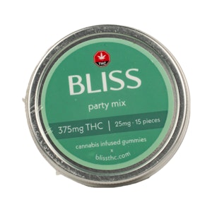 Bliss - Party Mix Gummies - THC - 375mg - Bliss