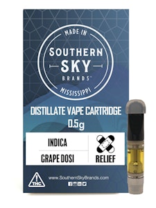 Southern Sky Brands - Grape Dosi Vape Cart - 0.5g