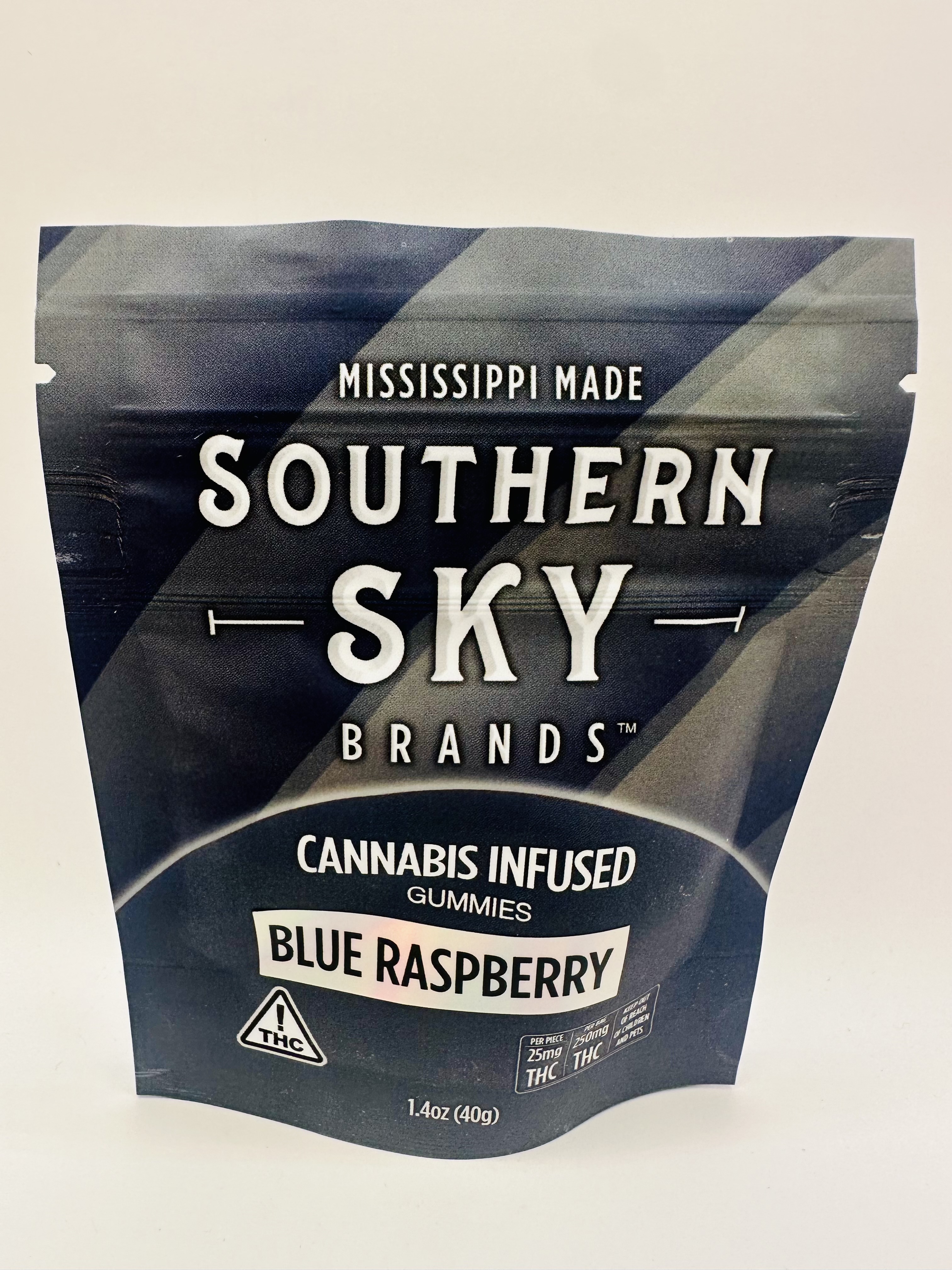 Blue Raspberry Distillate Gummy 250mg PK (10 pieces)