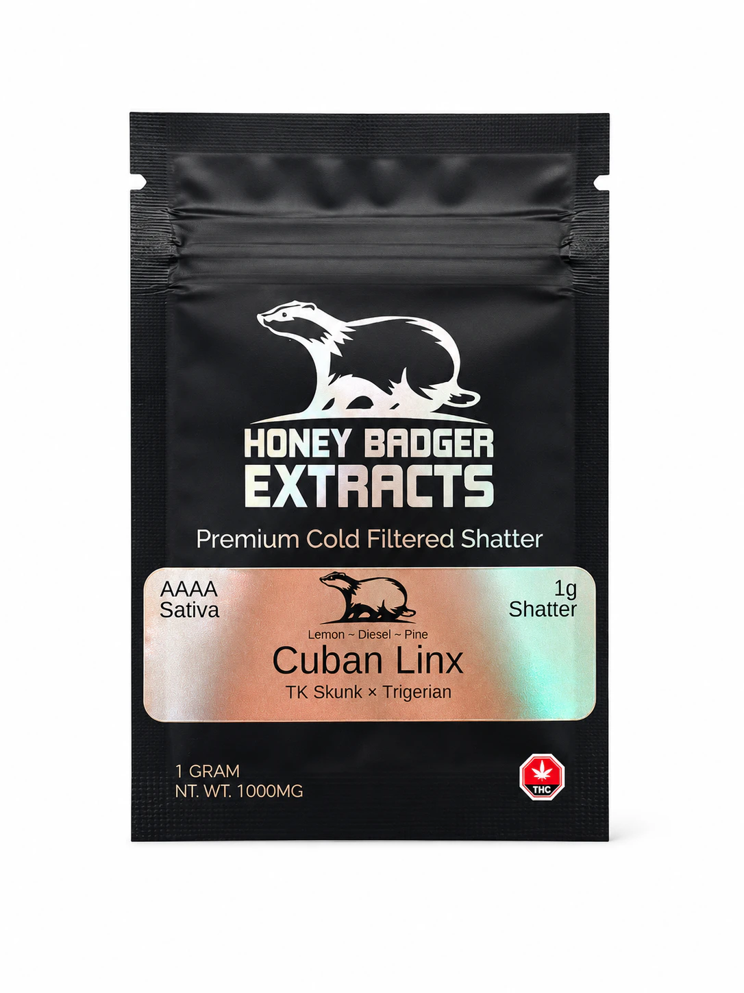 Honey Badger - Cuban Linx Shatter - 1g - Honey Badger Main Image